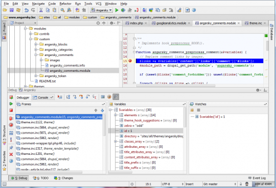 Отладка кода в PhpStorm